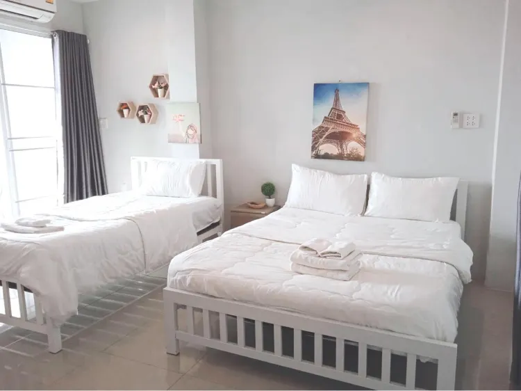 ห้องพักสำหรับ 3 ท่านพร้อมเครื่องปรับอากาศ