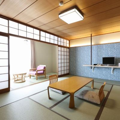 [the Sea Is Not Visible!4th Floor Mountain-Side 12 Tatami Japanese-Style Room + Extended Alcove](Non-Smoking) [Japanese Room] [Non-Smoking] 湯の宿　宮浜グランドホテル クーポン