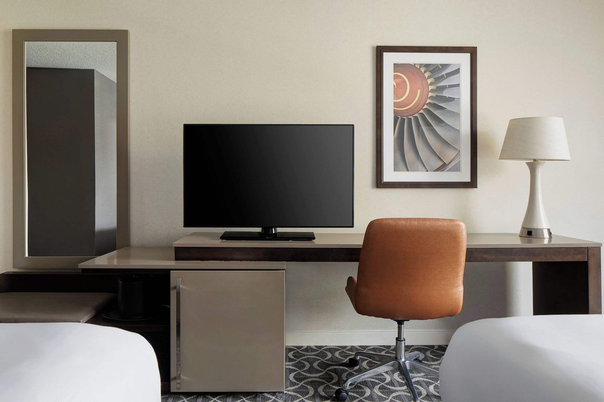 西塔楼高层客房（2张双人床）