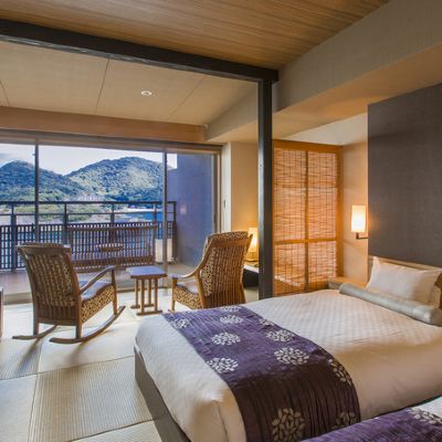 景観の良いツインルーム 51～55平方メートル 汀邸 遠音近音 （みぎわてい をちこち） クーポン