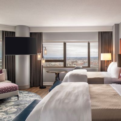 Corner Two Queen Studio Suite with City View The Westin Copley Place, Boston Promo Code