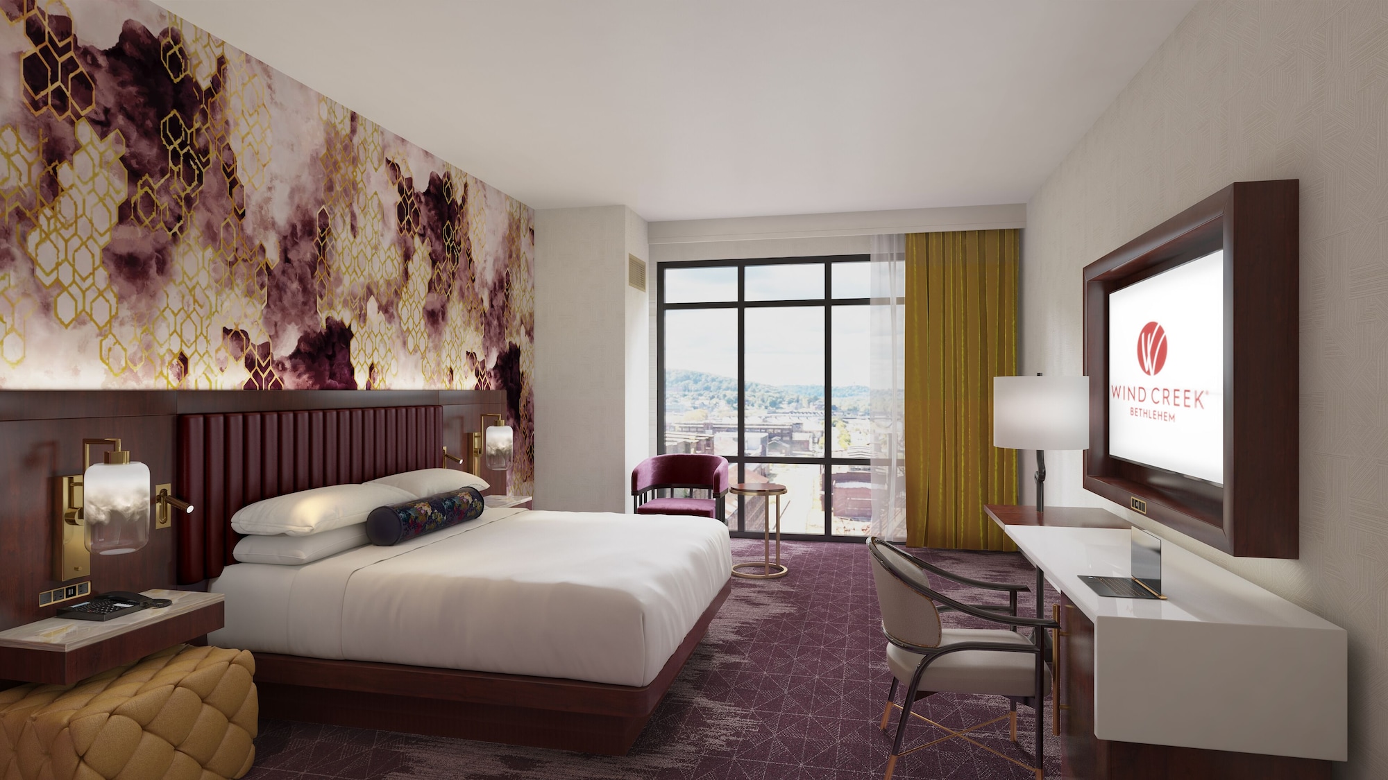 豪华房间，1张特大床，吸烟，塔楼 （北塔楼）