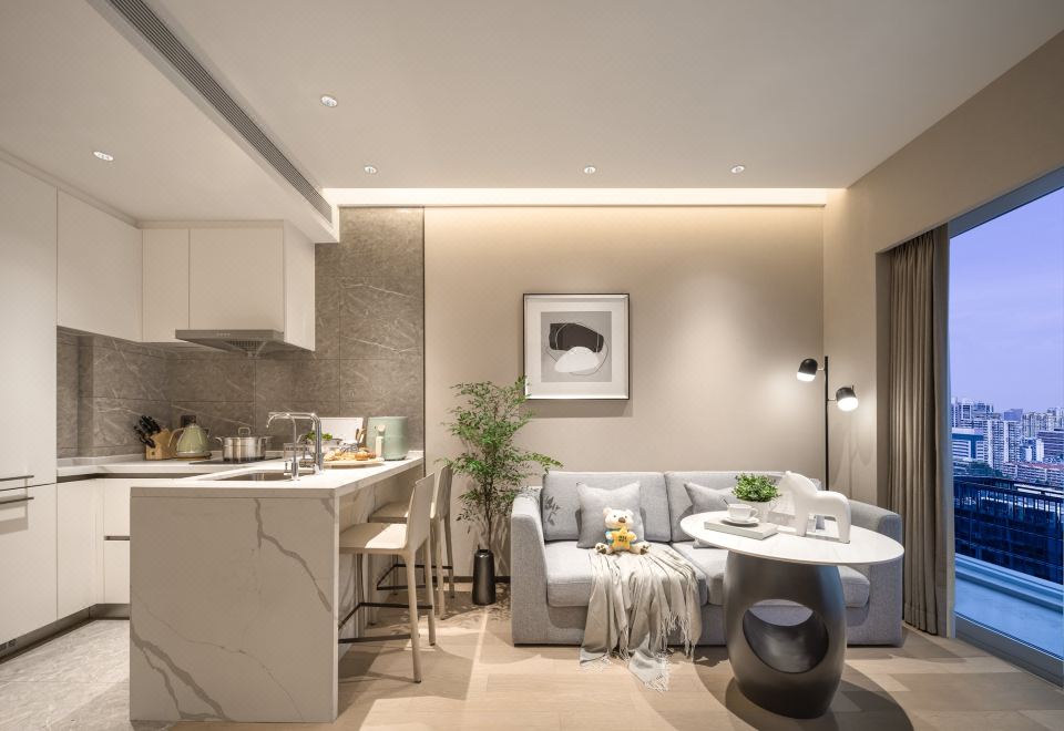 一房豪华套房（洗烘机+冰箱+投屏）