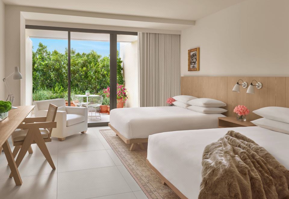 豪华两张大床房（带露台）