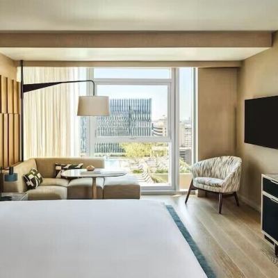 Mobility Access One Bedroom King Suite with Balcony and Tub Conrad Los Angeles Promo Code