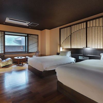 和風ルーム(マウンテンビュー・禁煙)(別館:和室10畳+10畳ベッドルーム・檜風呂・トイレ付き) 大丸温泉旅館 クーポン
