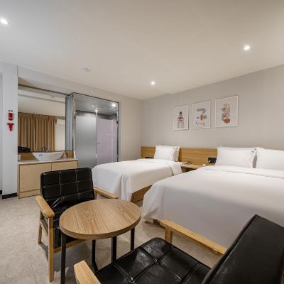 Open Special-Deluxe Twin (Free Netflix On Tv In All Room) (Bathtub, Double + Single Bed) Busan Sasang le Idea Hotel 쿠폰