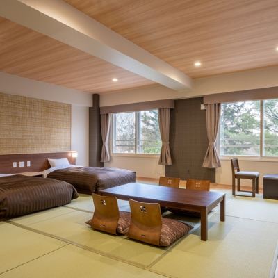 Mori No Modern Japanese-Style Room (2 Beds) ホテル大平原 クーポン