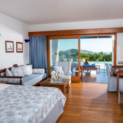 Deluxe Double Room, Sea View (Shared Pool, SPA Building) Elounda Beach Hotel Promo Code