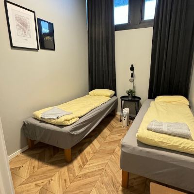 Basic Double Room with Two Single Beds