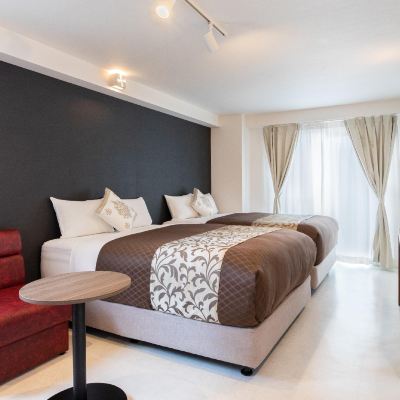 【本館】ツインルーム ミスター金城ゴールデンキャッツ クーポン