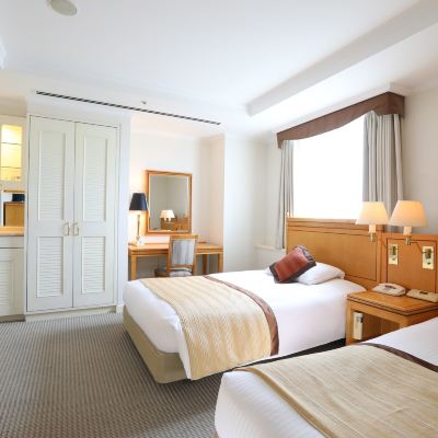 豪華城景雙床房，帶浴室，可吸菸 由香裡威仕頓飯店優惠