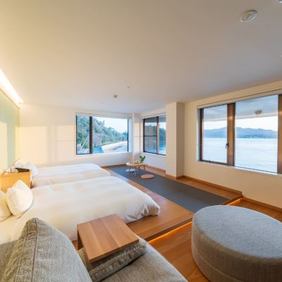 本館ジュニアスイート、バス付きツイン、オーシャンビュー ＧＬＡＭＰＲＯＯＫ　しまなみ（グランルーク） クーポン