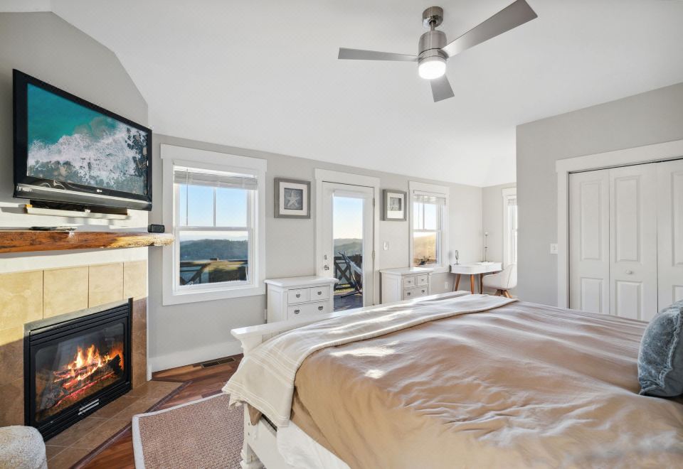 奢华小屋（带热水浴缸和全景视野）-迷人的山脉休闲