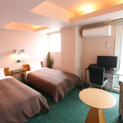 喫煙ツインルーム ホテルリブマックスBUDGET湯本 クーポン