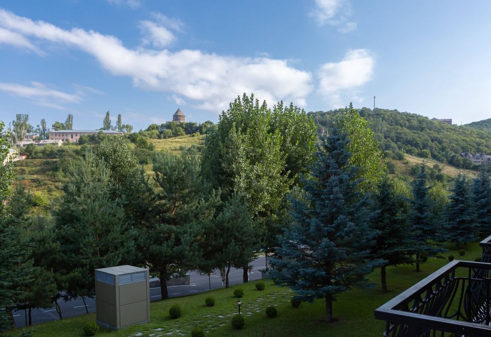 豪华主楼教堂景观客房 - 带1张特大床