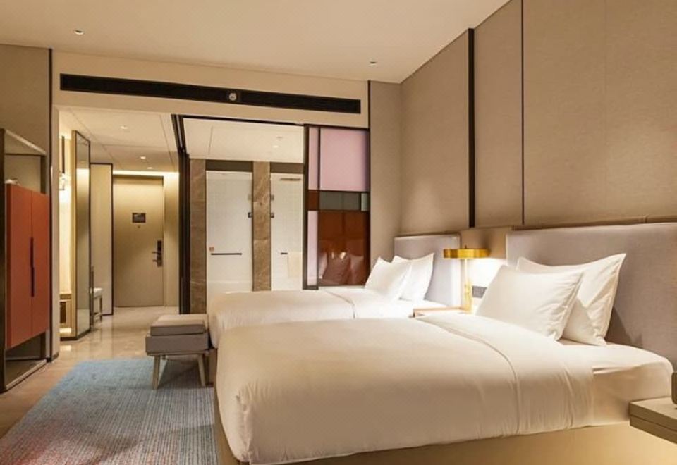 商務海景雙床房（180度全落地窗看海景日出）