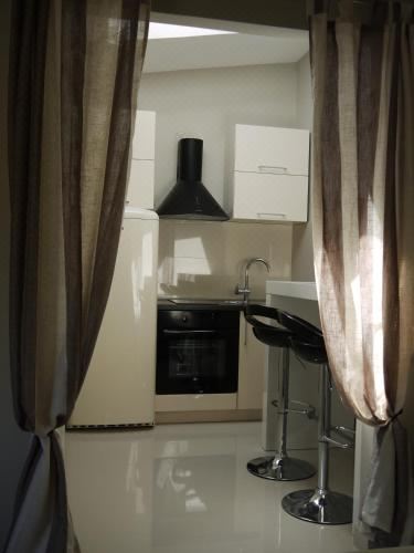 舒适一室公寓 - 配有双床和露台