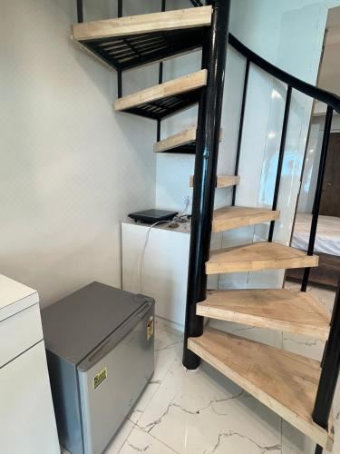 带阳台和海景的豪华双人房