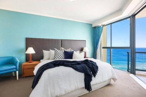 带阳台的海景一卧室公寓