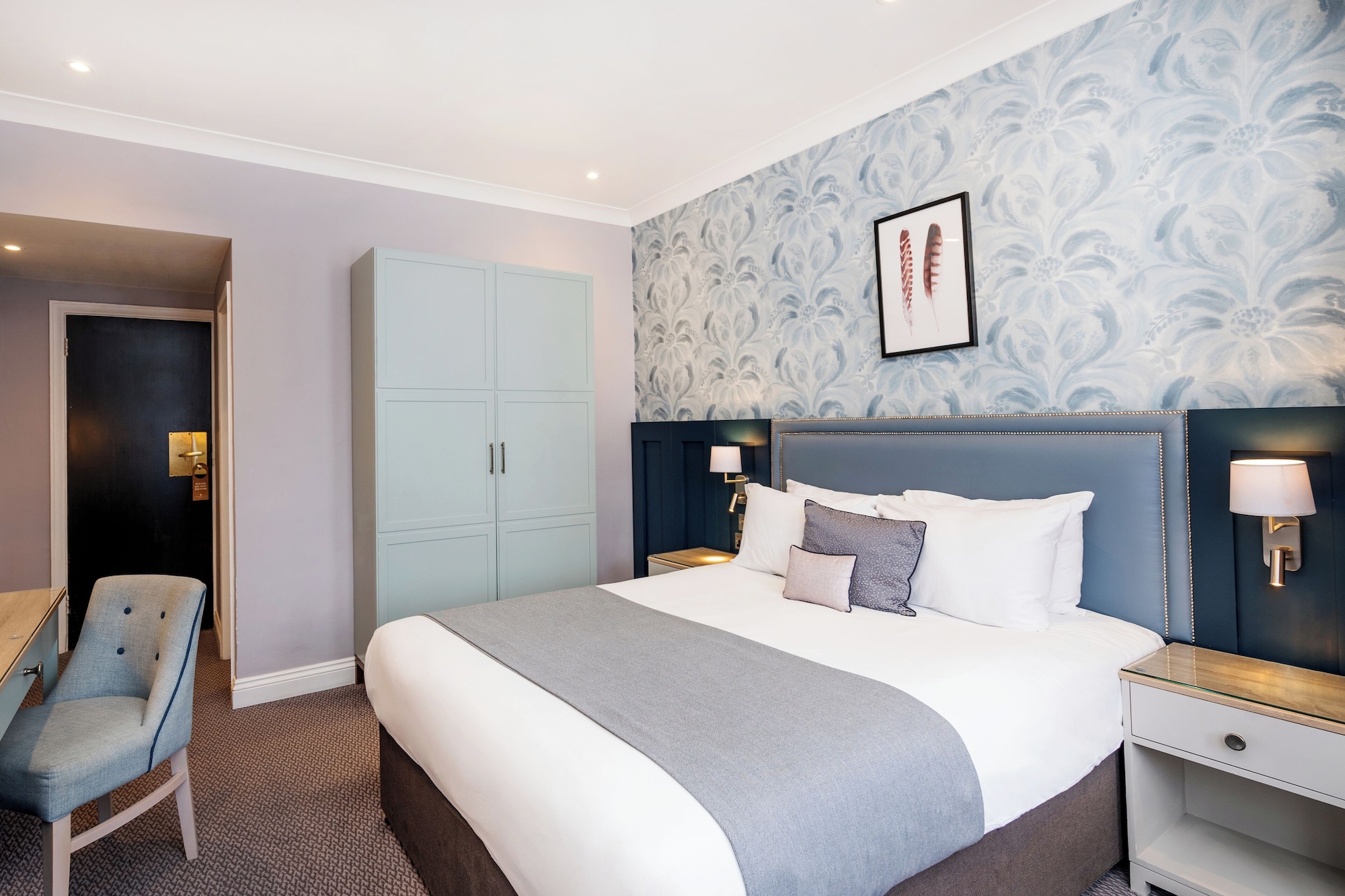 带花园的豪华双人房