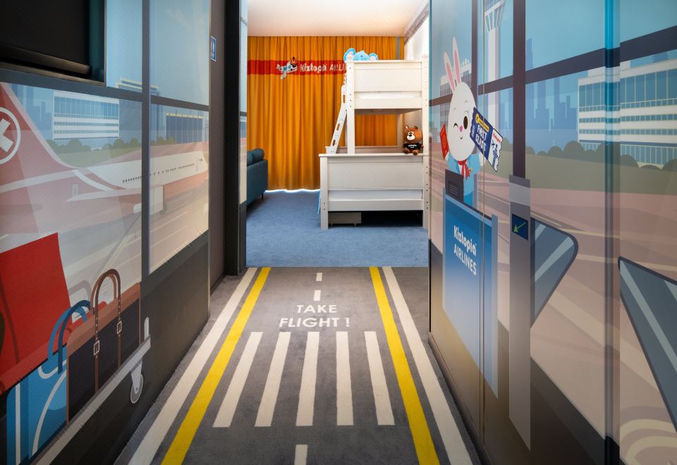 Kidztopia家庭主題房可使用酒廊