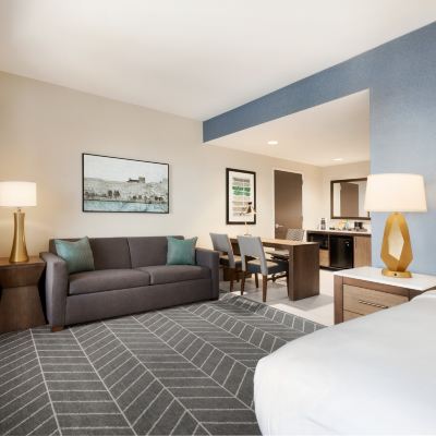 Mobility Accessible King Suite with Tub Embassy Suites by Hilton Wilmington Riverfront Promo Code