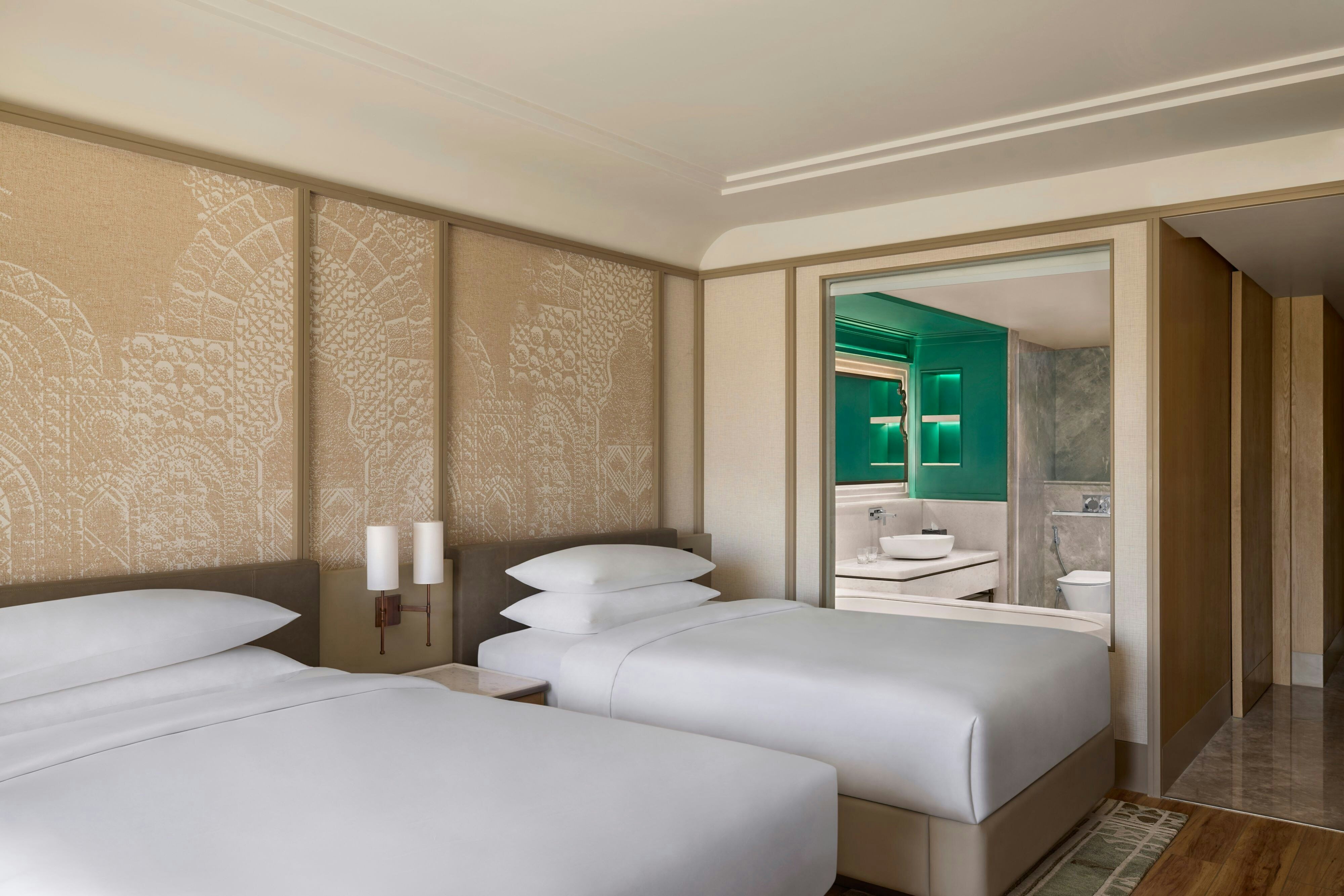 Udaipur Marriott Hotel豪华双单人床房