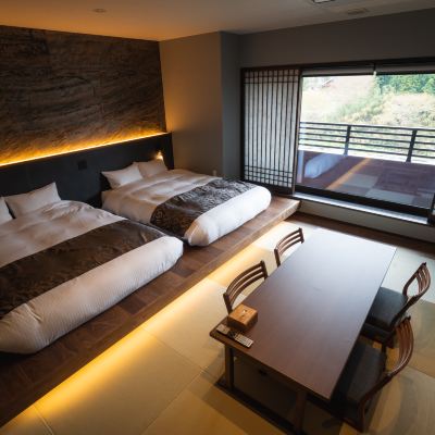 和洋折衷スタイルリバービュールーム(禁煙) 大人の隠れ癒し宿　秩父長瀞　花湯　別邸 クーポン