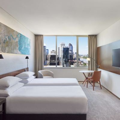 2 Twin Beds High Floor