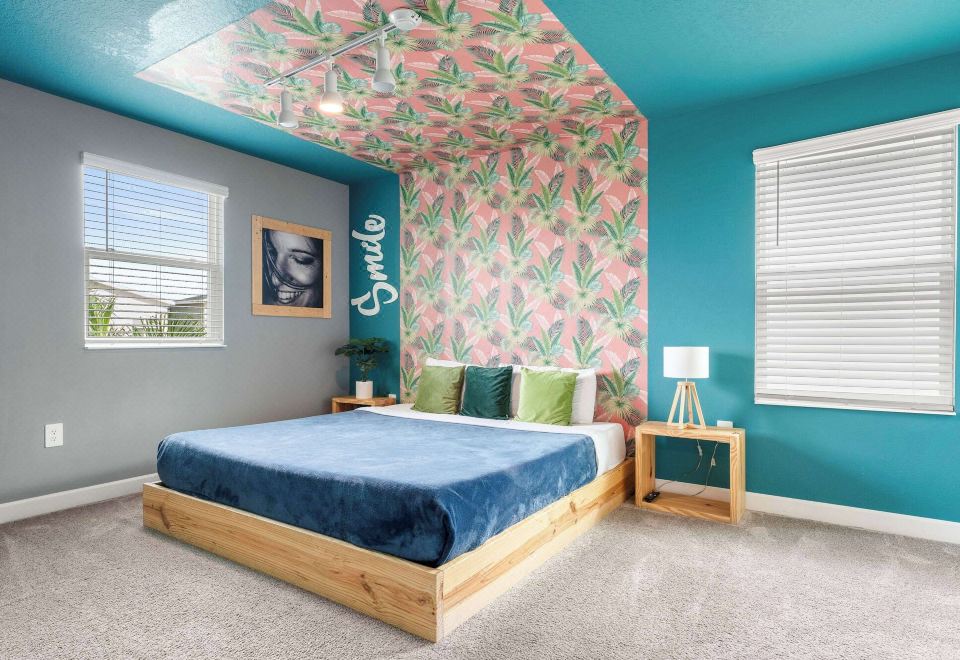 小屋 多张床 可使用泳池 池景 （丛林小屋 at Championsgate）