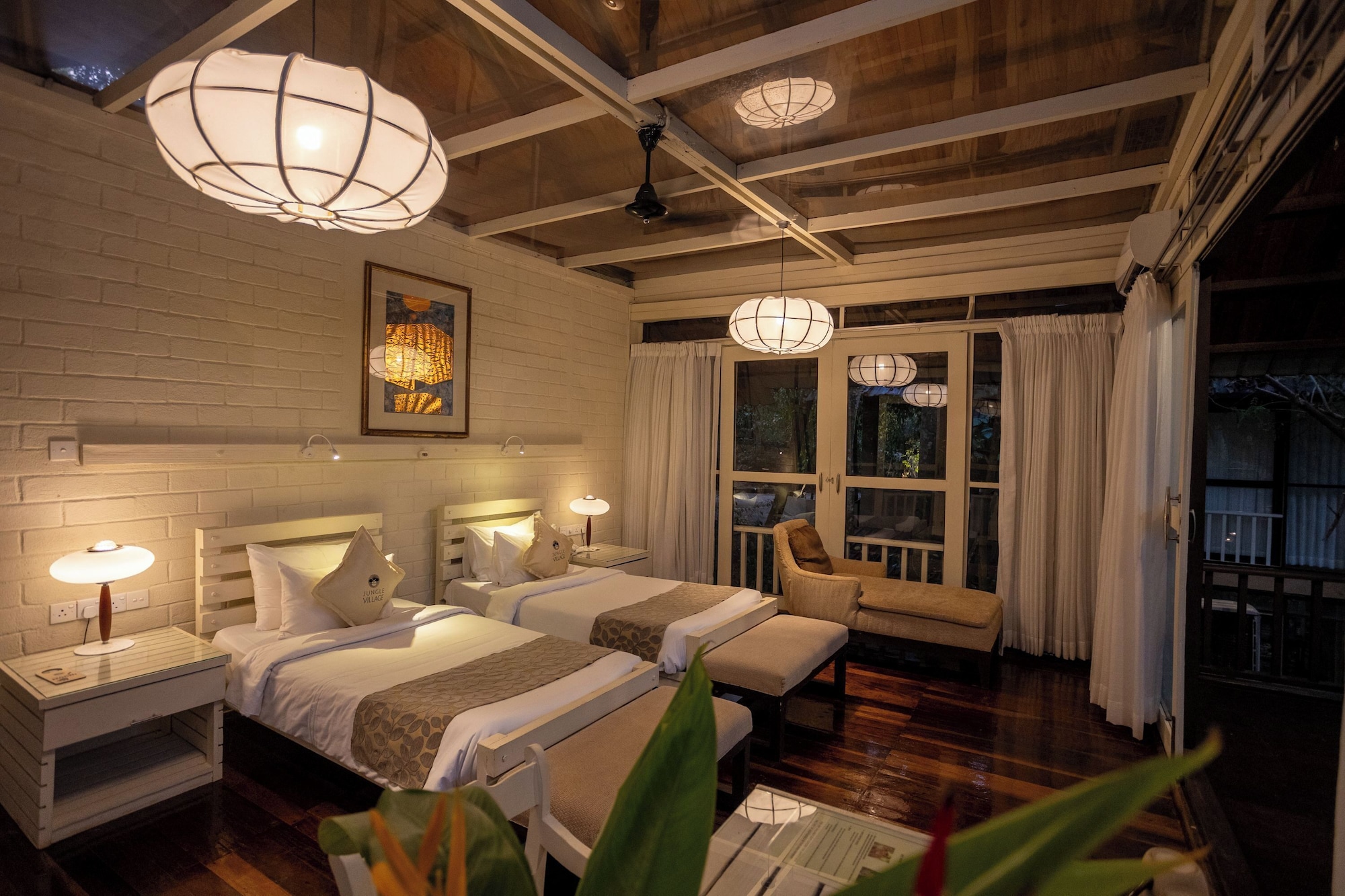 高级双床小木屋