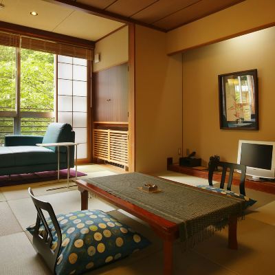 [Yuri & Satsuki] Japanese-Style Room, 8 Tatami Mats (with Bath) [Standard] [Japanese Room] [Non-Smoking] [Mountain View] やまゆりの宿 クーポン
