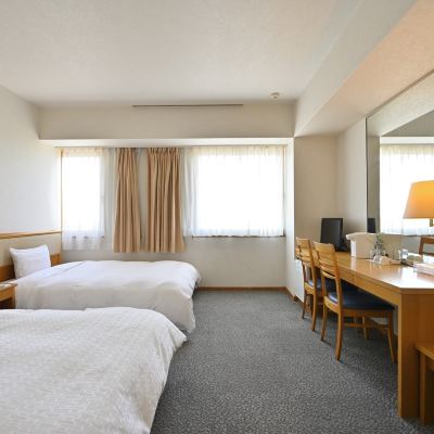 ＜禁煙＞デラックスツイン 高知黒潮ホテル～天然温泉のスーパー銭湯「龍馬の湯」併設～ クーポン