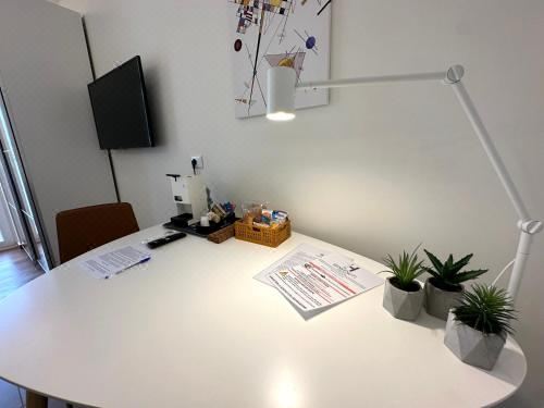 带露台的高级双人间或双床间