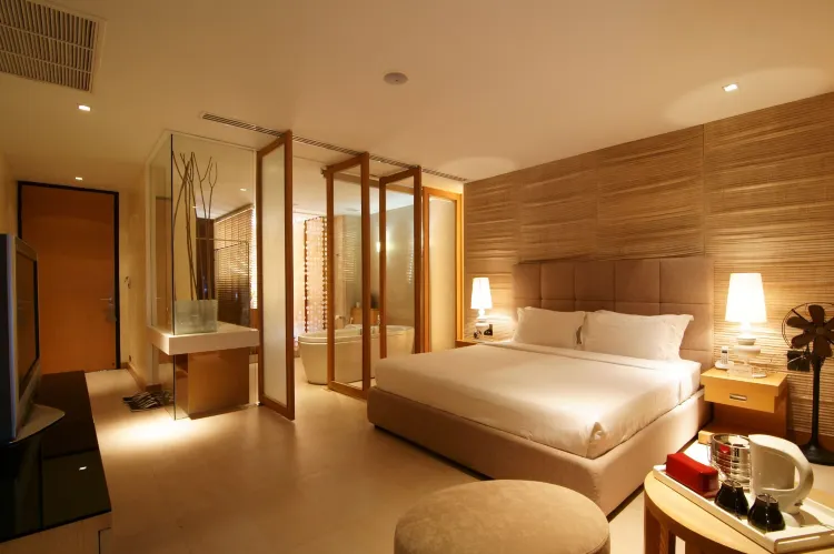 ห้องดีลักซ์พร้อมวิวทะเลบางส่วน