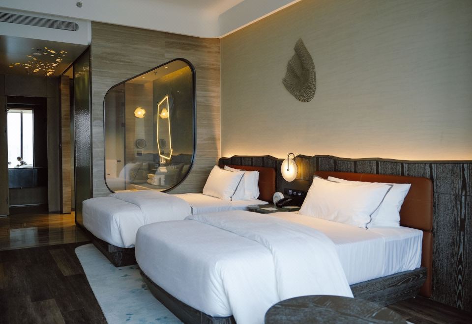 行政城景双床房