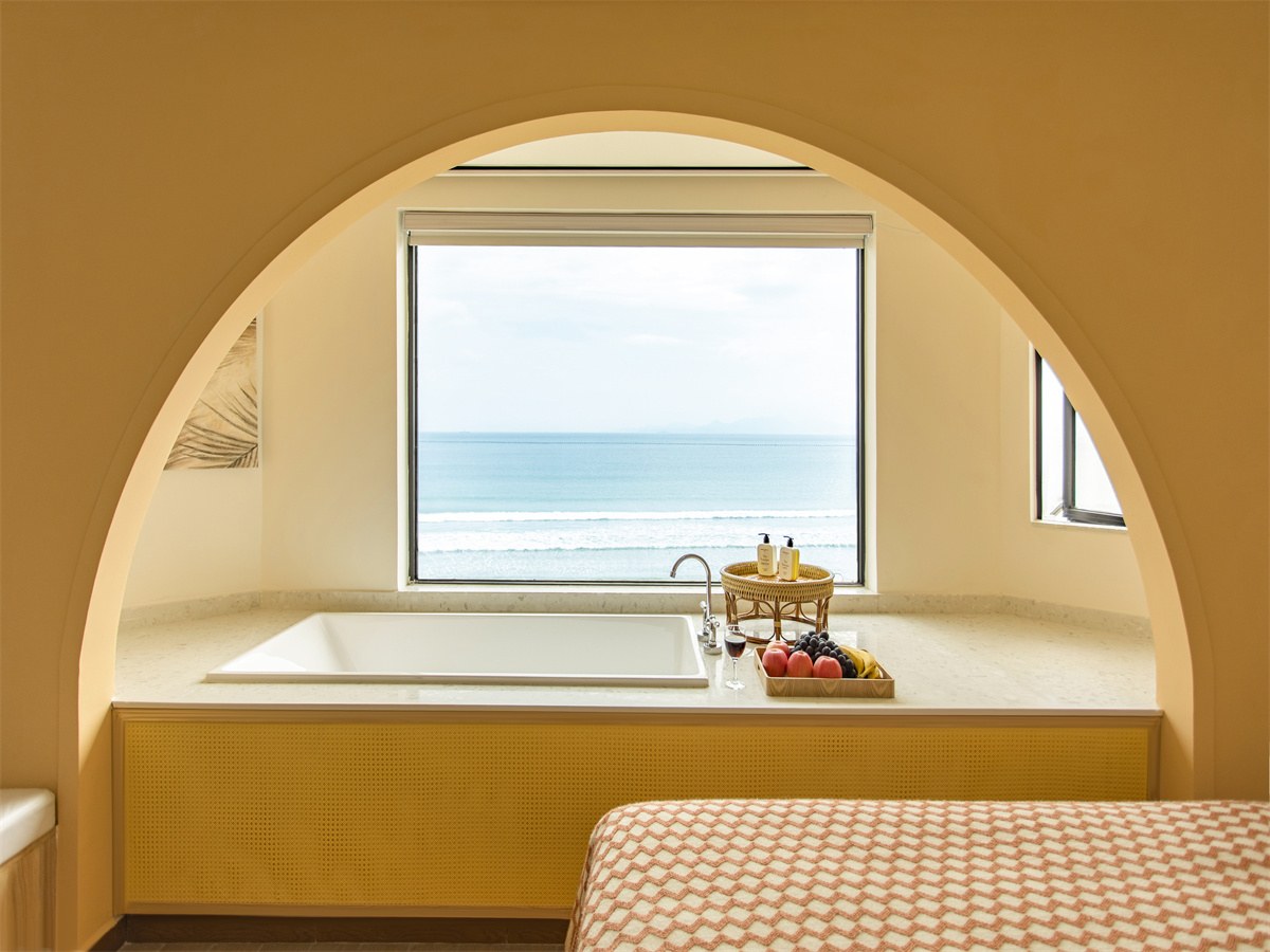 榆光·海景浴缸大床房