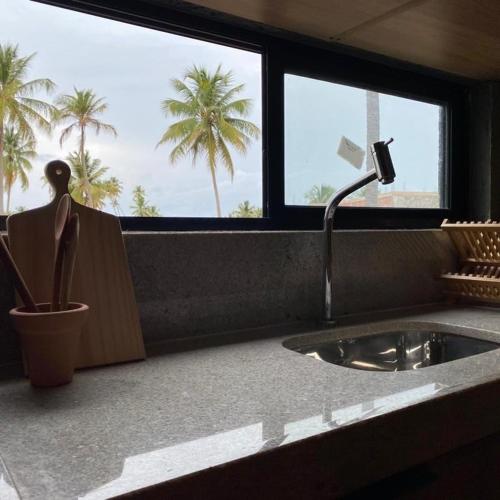 享有花园景致的公寓