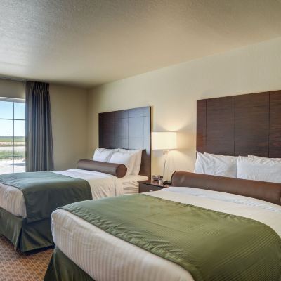 2 Queen Beds Room, Non-Smoking Cobblestone Inn & Suites - Kersey Promo Code