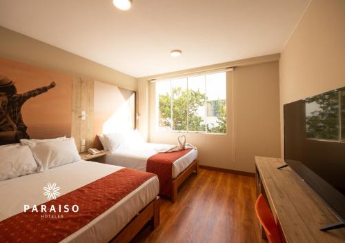 双人间 - 带2张双人床