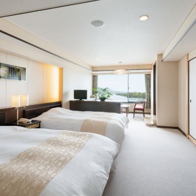 和洋室 露天風呂付 [禁煙] [オーシャンビュー] 天橋立ホテル クーポン