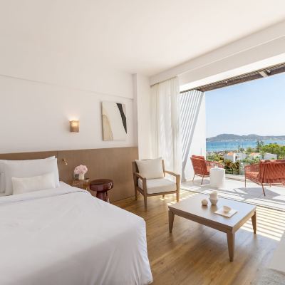 Lux.Me Panoramic Guestroom Sea View Grecotel LUX ME Dama Dama Promo Code