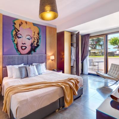Deluxe Double Room-Beach Front Olympion Sunset Promo Code