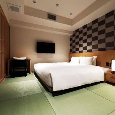 帶半露天風呂的日式榻榻米特大床房，禁菸 東京淺草Prostyle日式旅館優惠