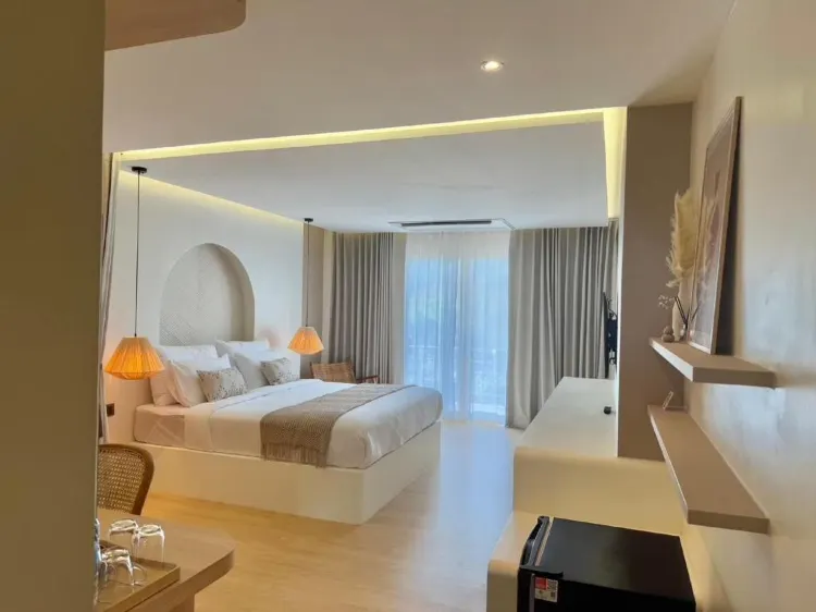 ห้องพรีเมียร์วิวภูเขาพร้อมระเบียง