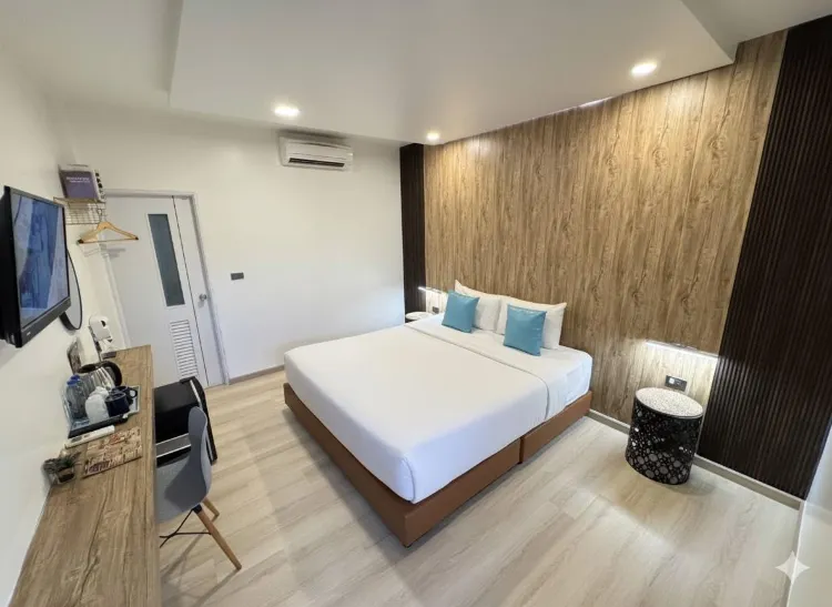 ห้องพักพร้อมเตียงคิงไซส์