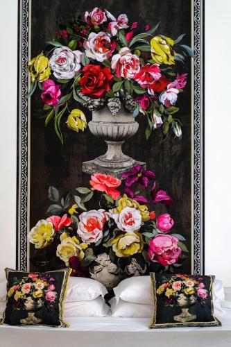 带阳台和城市景观的豪华双人房-一楼