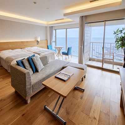 プレミアム、角部屋ツイン(浴室・オーシャンビュー) 潮騒リゾート鴨川 クーポン