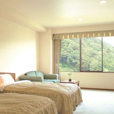 ツインルーム(浴室) オテル・ド・マロニエ　湯の山温泉 クーポン